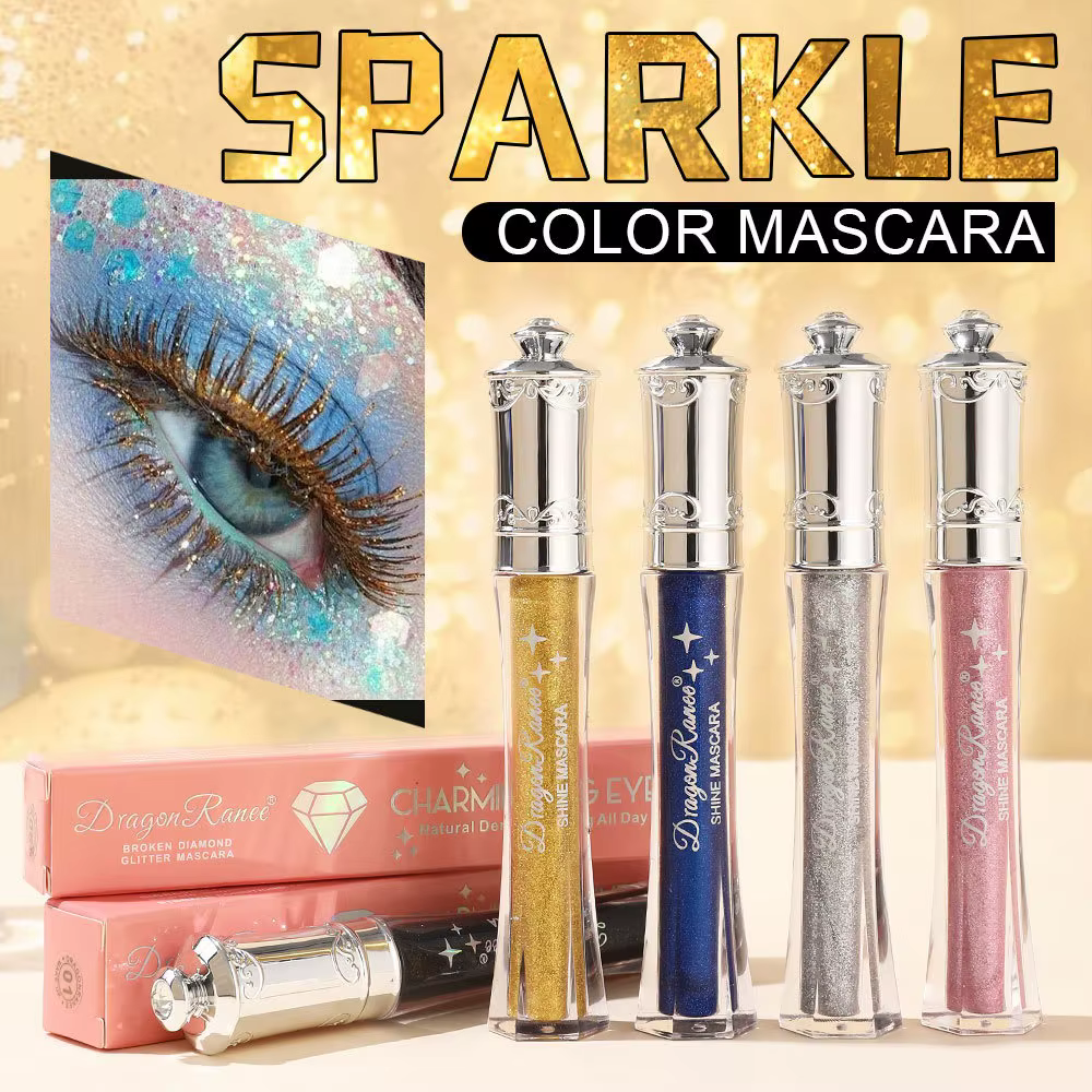 Mascara diamant scintillant 9 couleurs