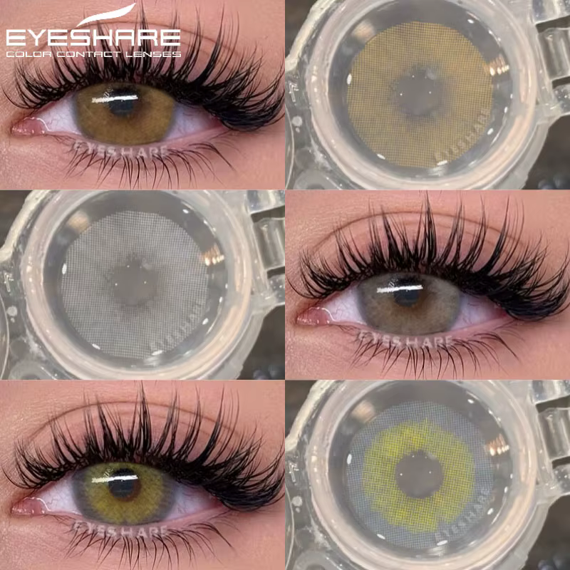 EYESHARE 1 paire de lentilles de contact colorées pour les yeux