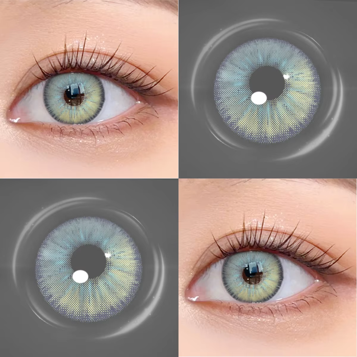 Lentilles de contact colorées naturelles pour femmes