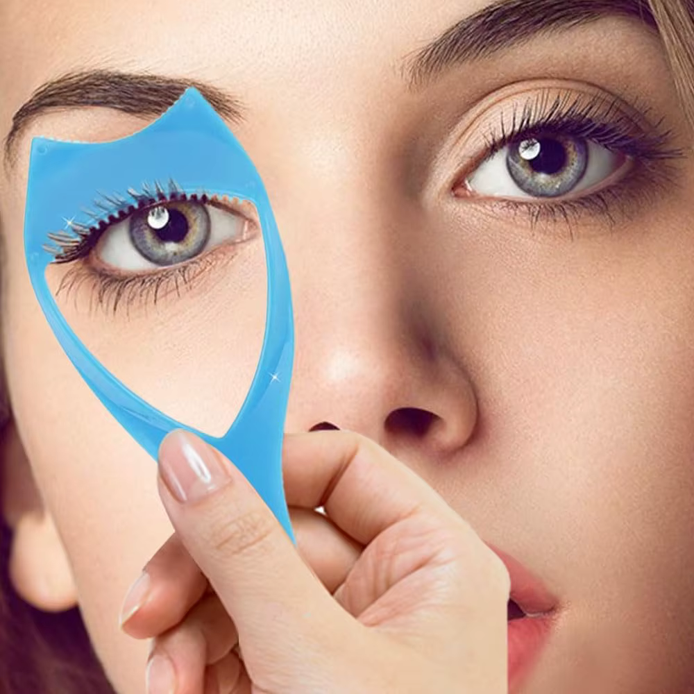 Peigne à cils 3 en 1 pour protéger les yeux