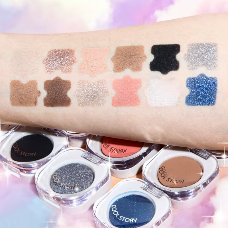 Palette de fards à paupières – Couleurs nues mates et scintillantes
