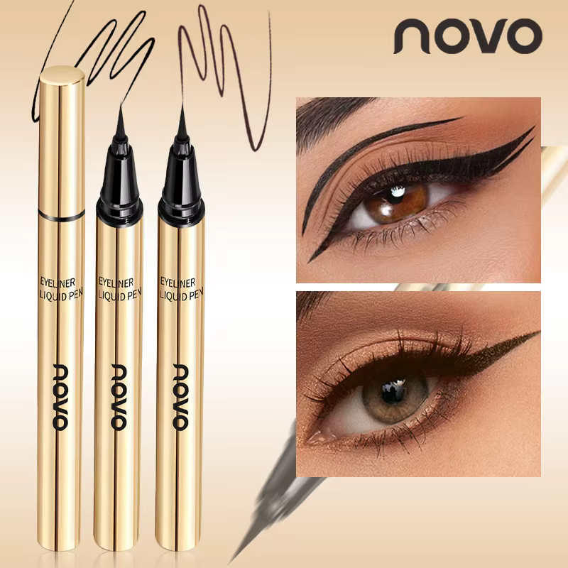Stylo Eyeliner liquide à pointe en feutre Ultra-fin