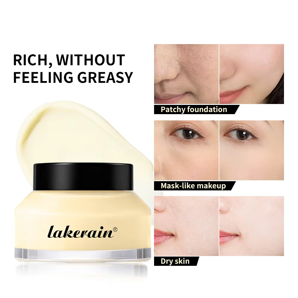 Lakerain Base pour le visage enrichi en vitamines 2 en 1