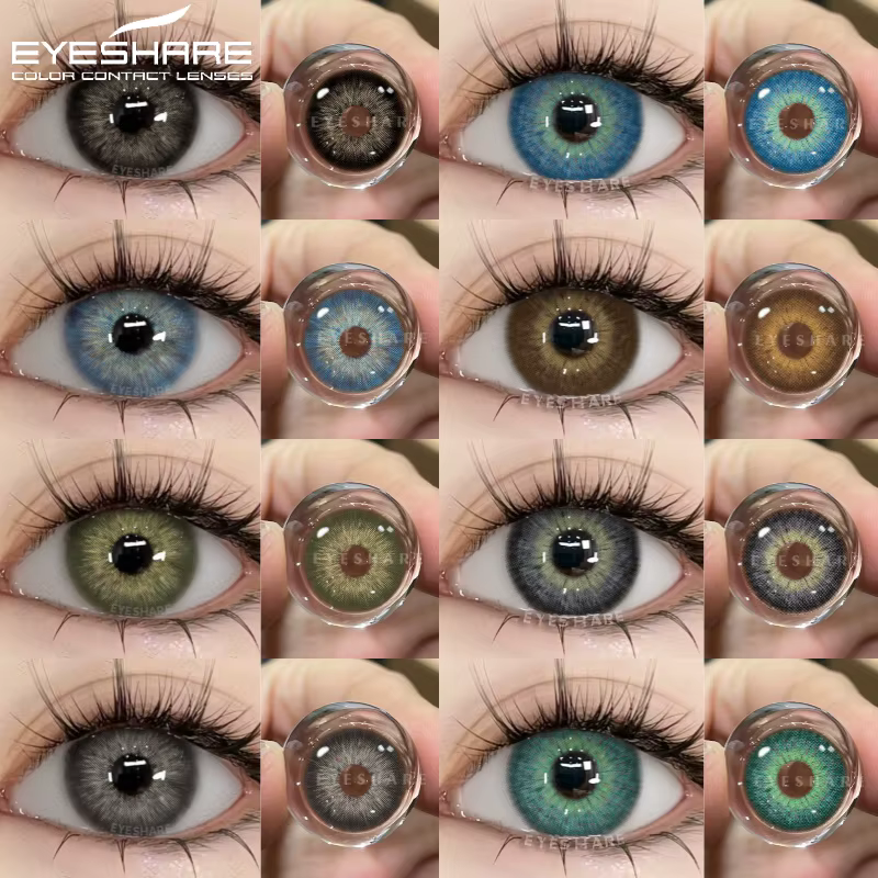 EYESHARE 2 pièces lentilles de contact colorées pour les yeux