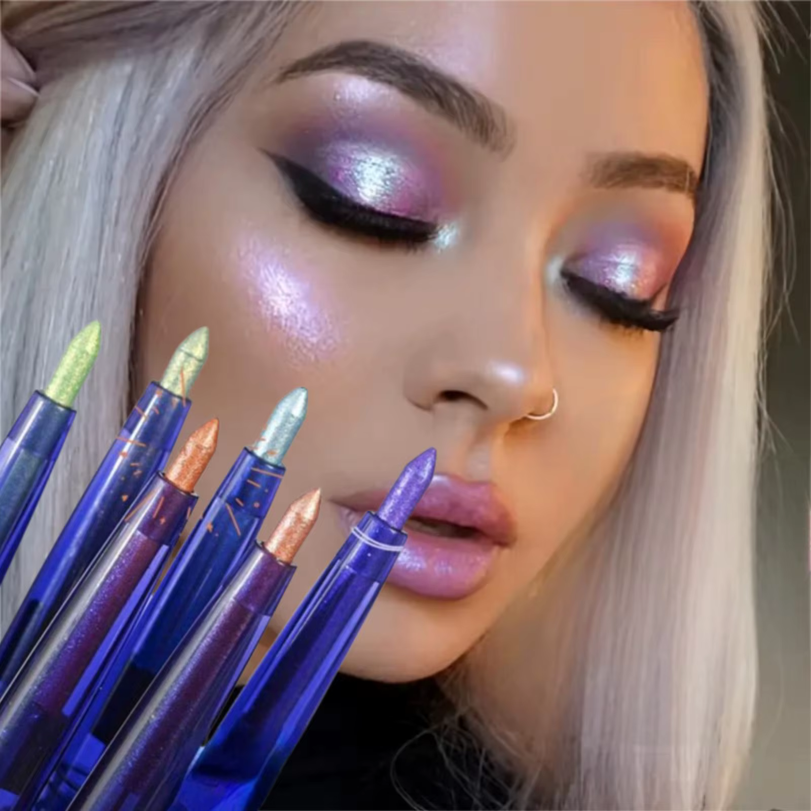 Stylo ombre à paupières Eyeliner imperméable et résistant à la sueur