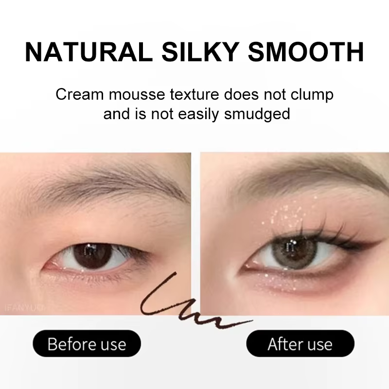 Crayon pour les yeux au faux soyeux et durable