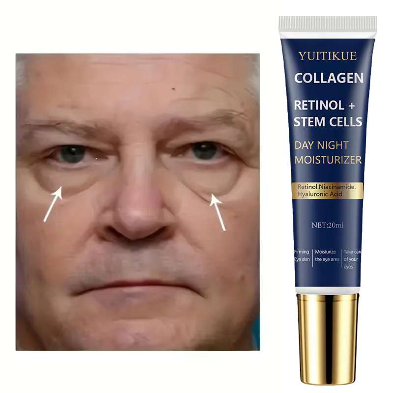 Crème pour les yeux au collagène et au rétinol 20 ml - Hydratant jour et nuit
