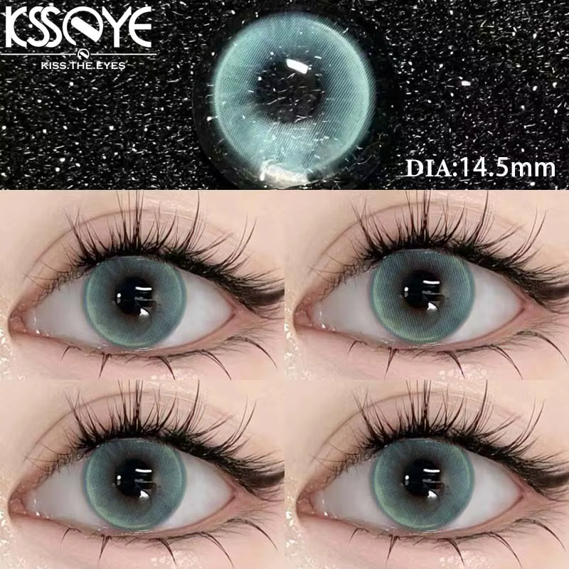 KSSEYE 2 pièces lentilles de Contact de couleur stores pour lunettes