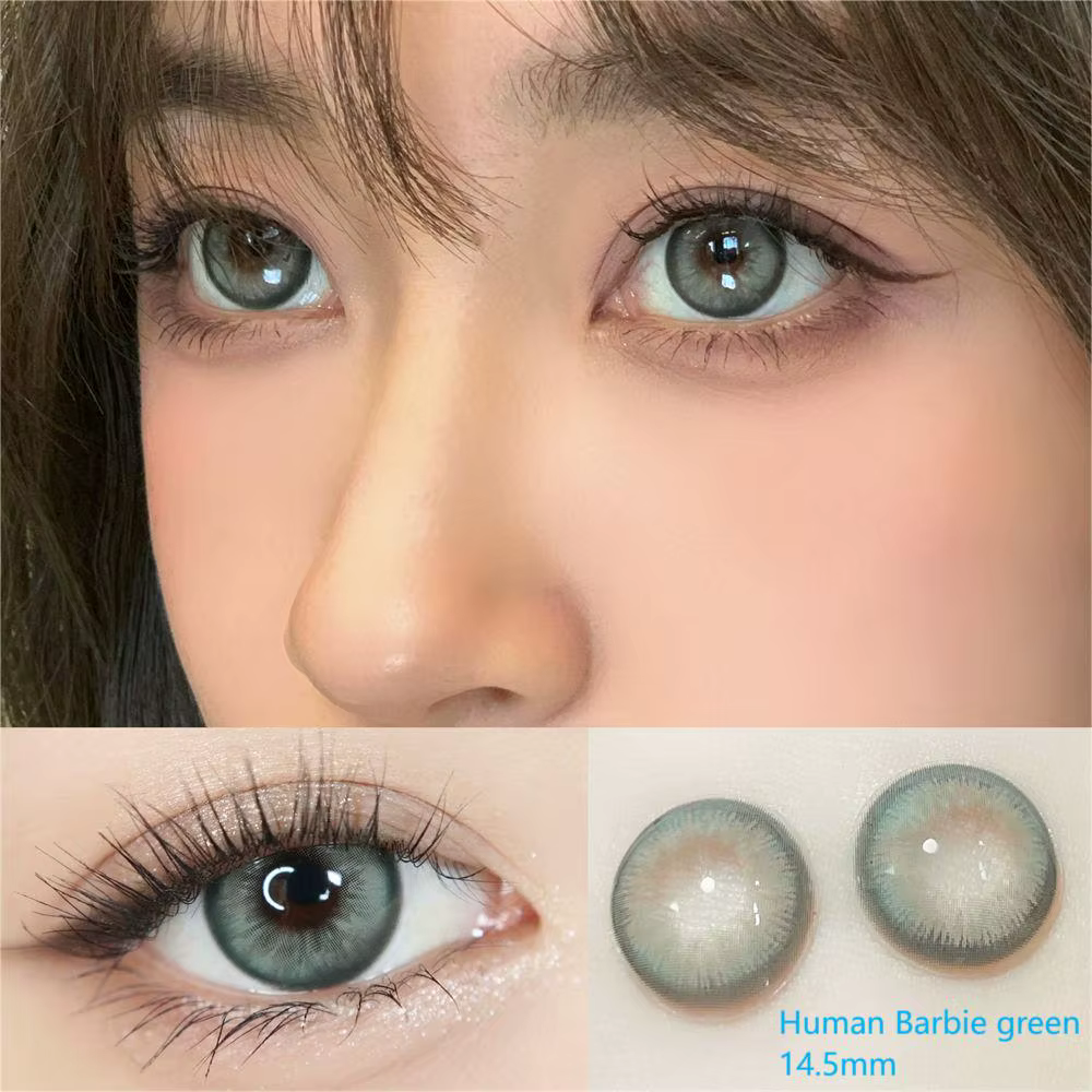 KSSEYE 2 pièces lentilles de Contact colorées pour les yeux beauté naturelle élèves bruns