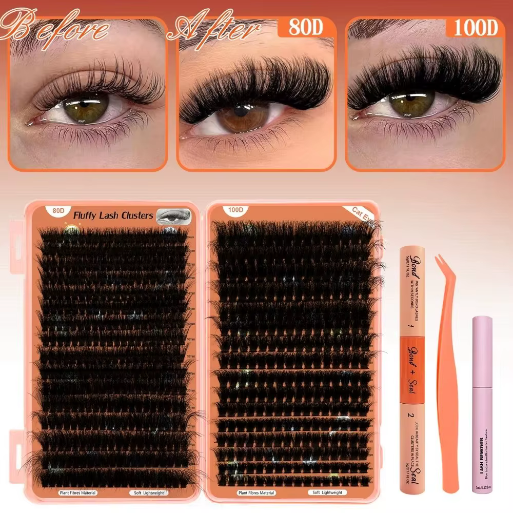 Cils artificiels longue tenue effet