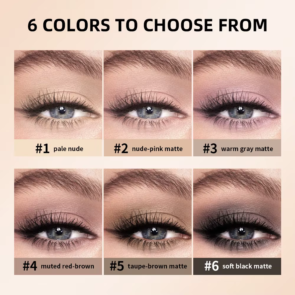 Naked 2 Basics Palette de fards à paupières neutres mats et ombre miroir Six couleurs contour