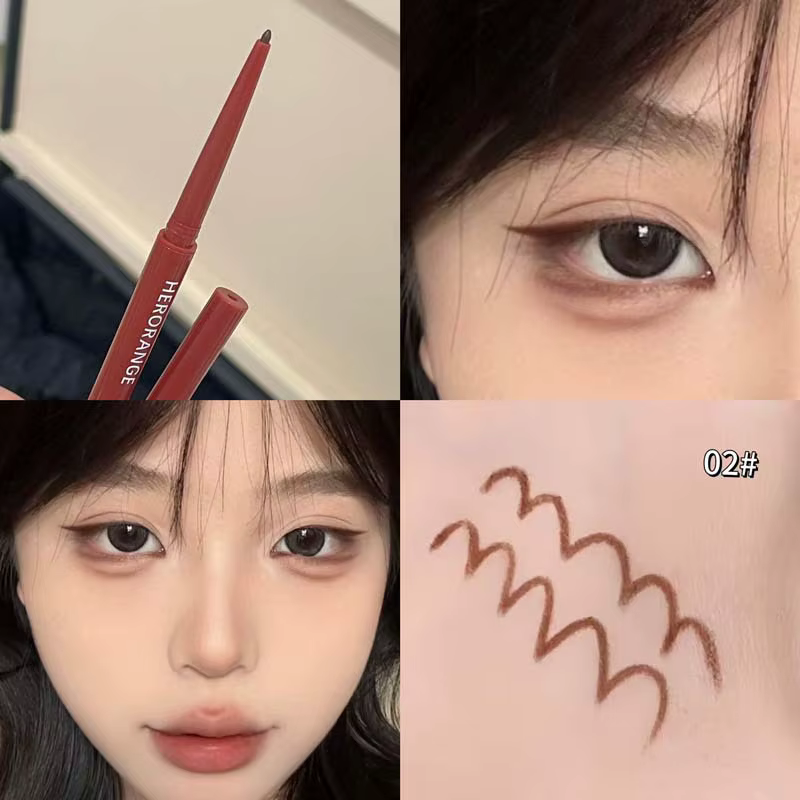 Crayon Eyeliner Gel Ultra-fin rose marron sous les yeux