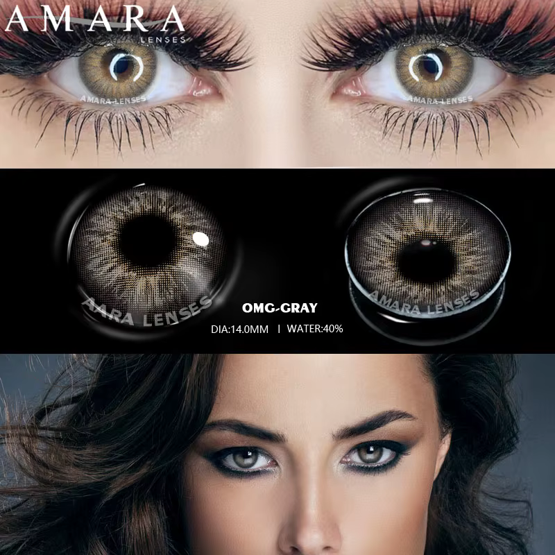 AMARA lentille de couleur naturelle yeux série OMG 2 pièces