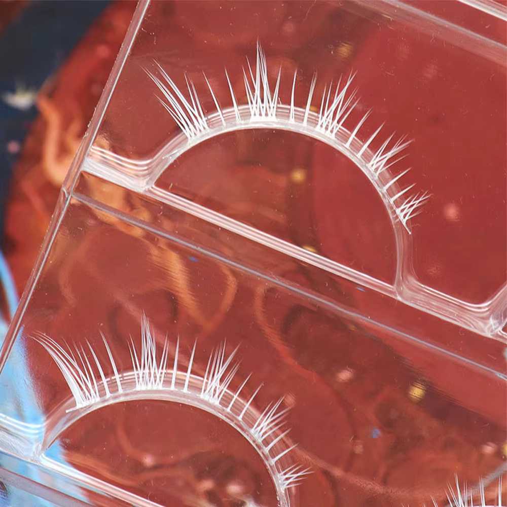 3 Paires de Cils Astronomiques 3D Blancs