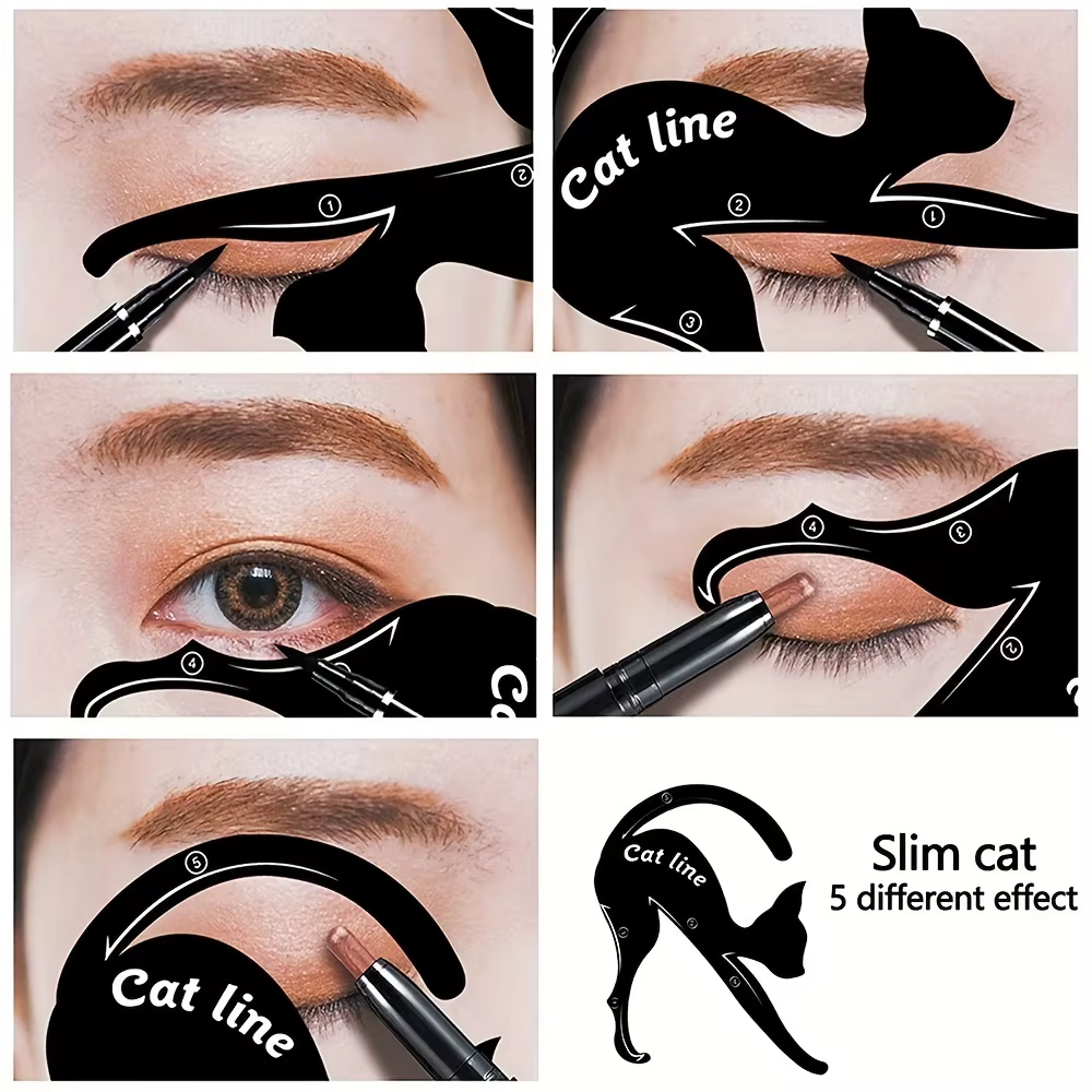 4 Paires de Pochoirs Eyeliner