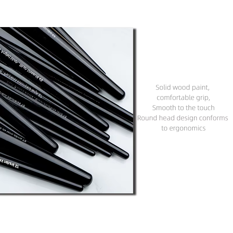Sephora 15 pinceau de maquillage tête ronde fard à paupières brosse en bois massif professionnel oeil Design de mode
