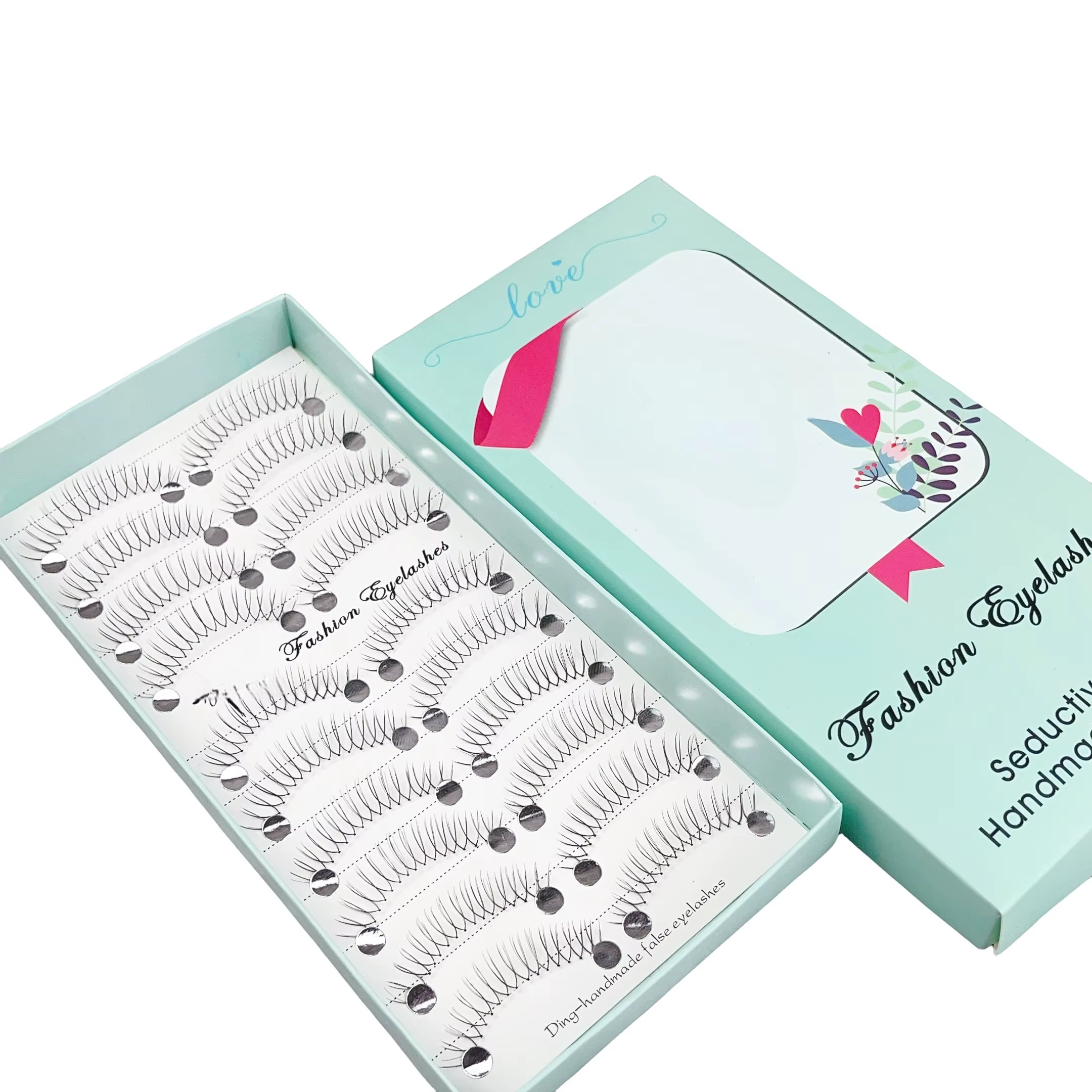 10 paires de faux cils Style Anime 11Mm recourbés en forme de C épaisseur 0.07 sans déformation