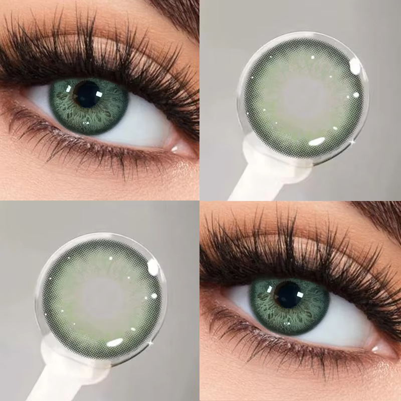 KSSEYE 1 paire de lentilles de Contact de couleur naturelle pour les yeux