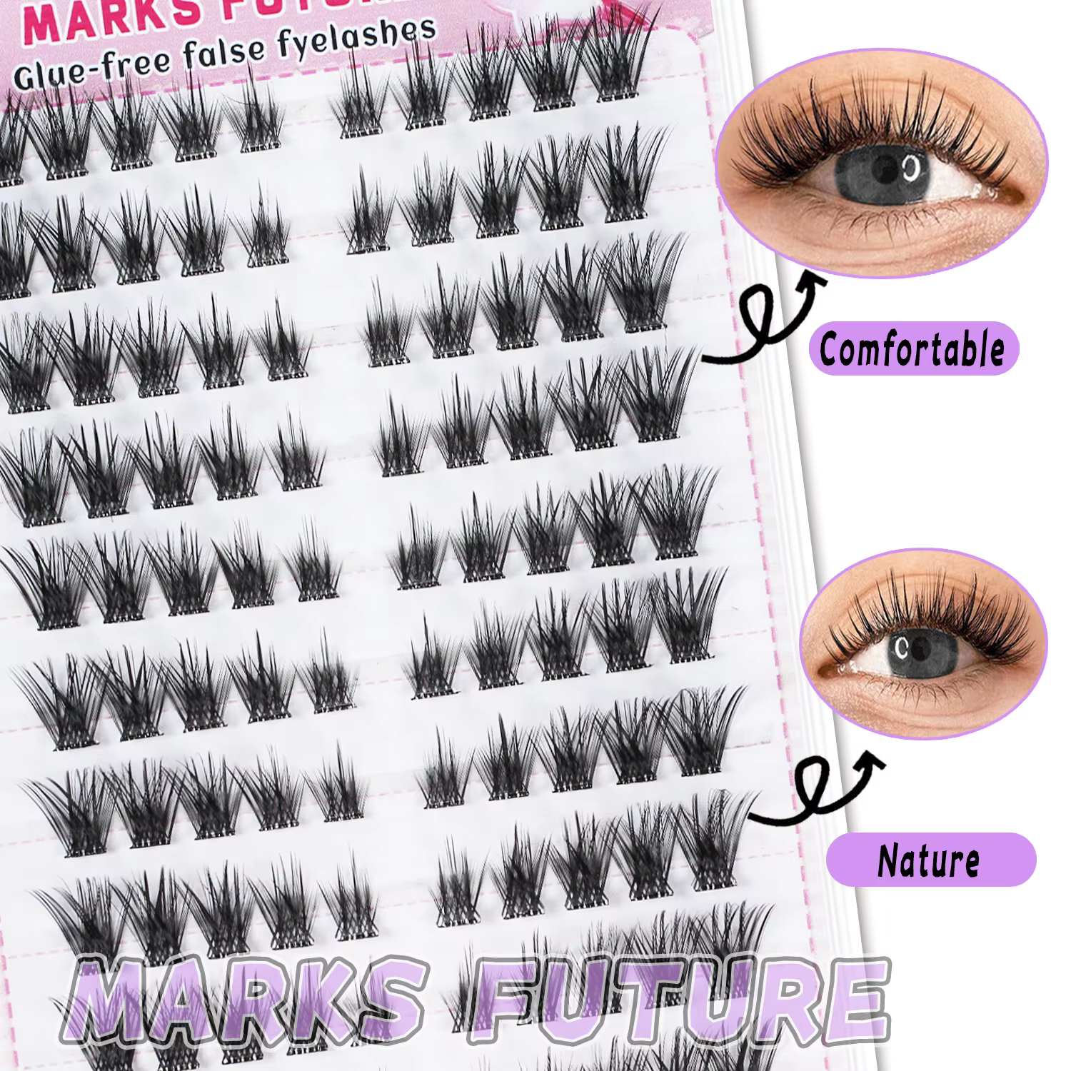Faux cils autocollants