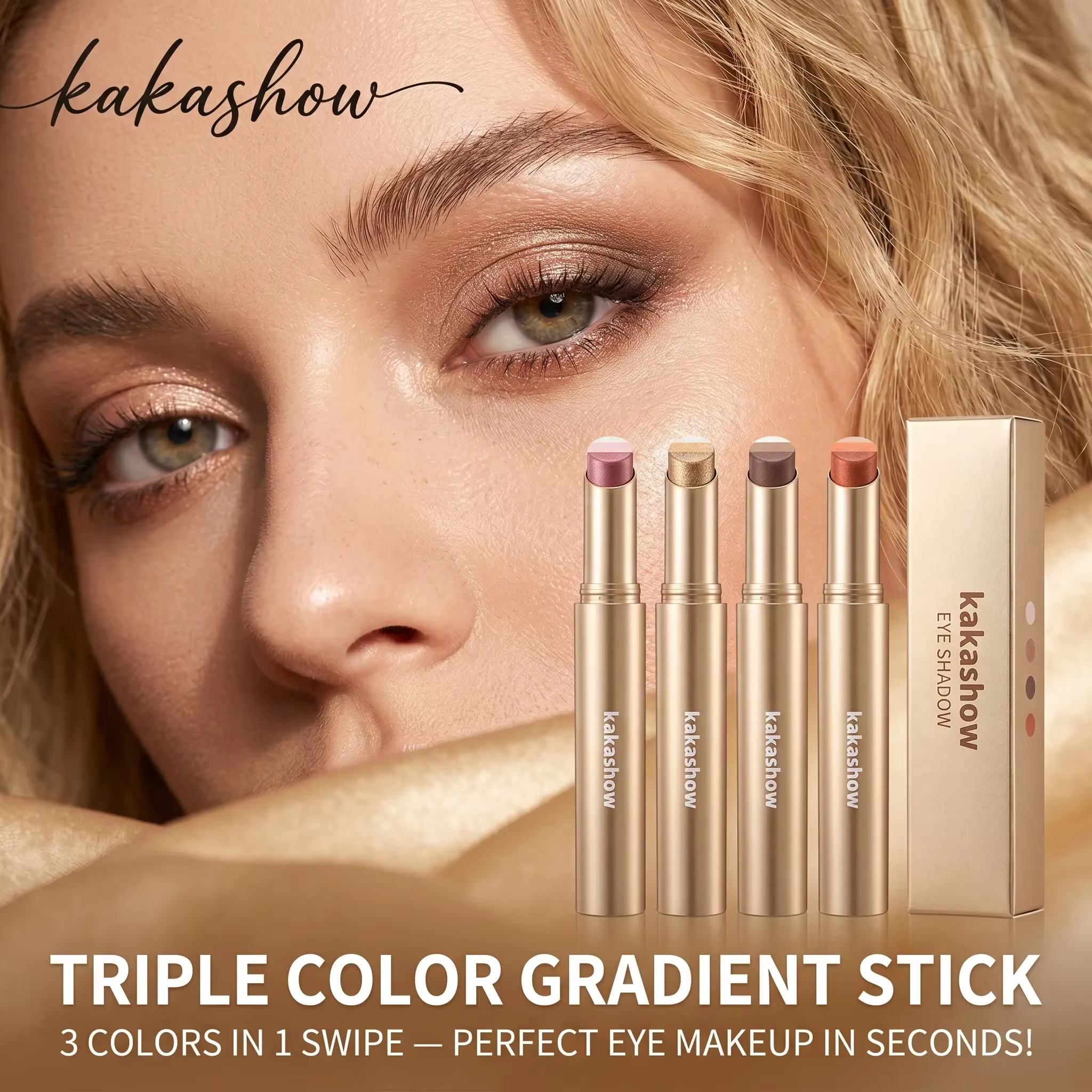 Kakashow – Stick fard à paupières 3 couleurs