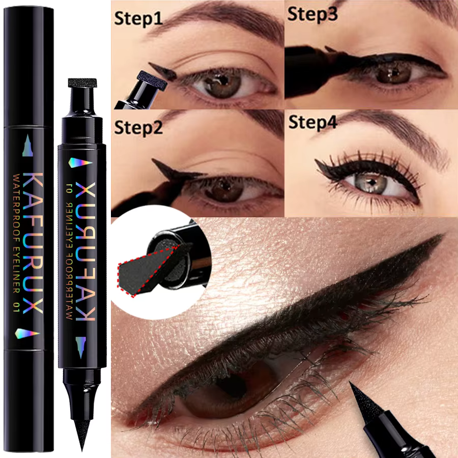 Stylo Eyeliner à tampon scellé 2 en 1