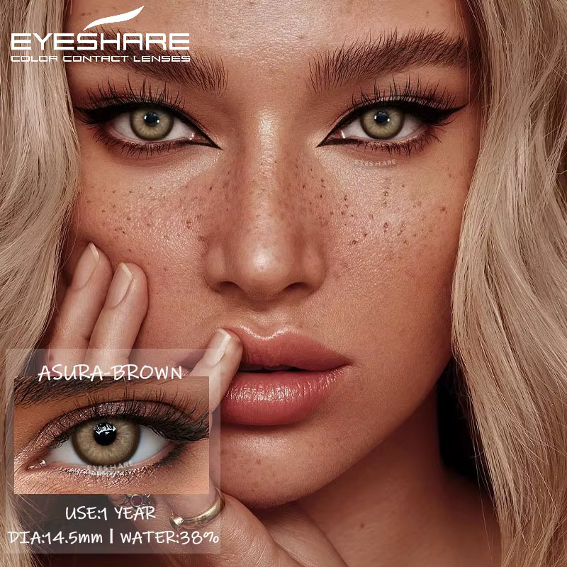 EYESHARE 1 paire de lentilles de contact colorées pour les yeux