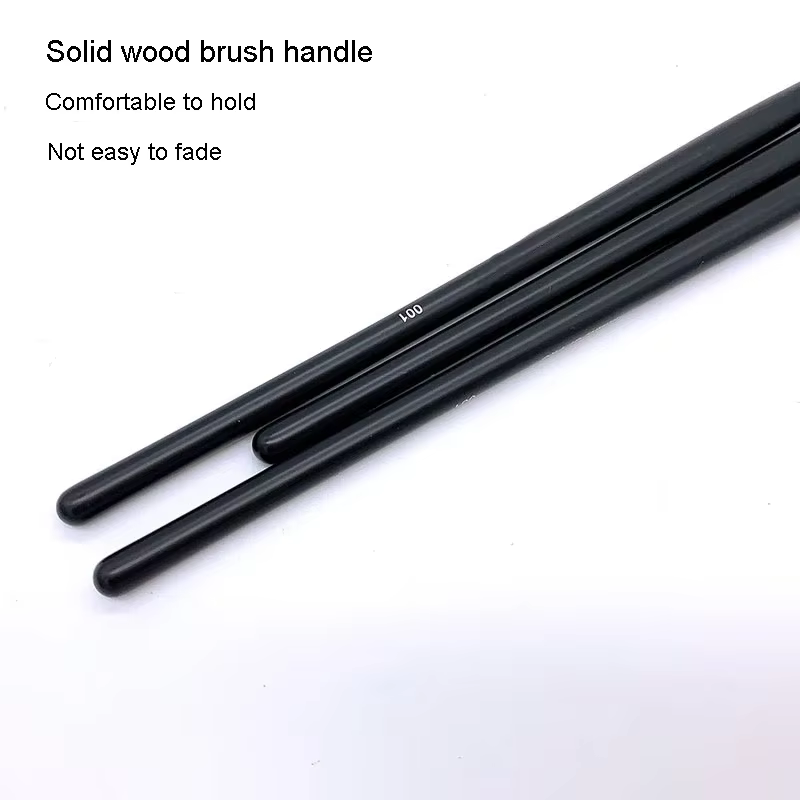 Pinceau coudé de précision pour eyeliner et fard à barrage, pinceaux de maquillage, outil cosmétique, 1 pièce