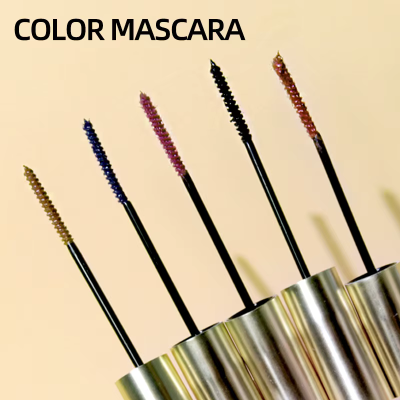 Mascara à brosse Ultra-fine 10 couleurs