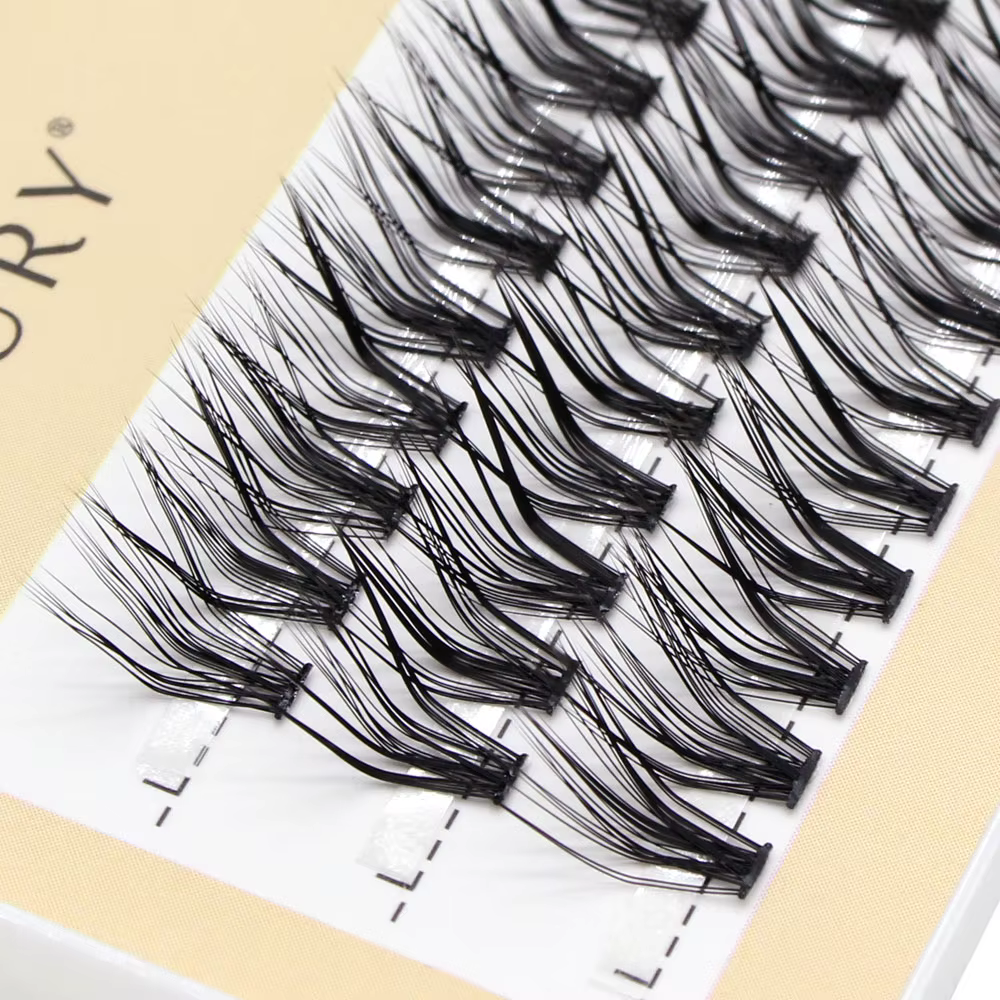 LASHURY 60 pièces L curl Foxy Eyes chat Look vison cils moelleux naturel faux