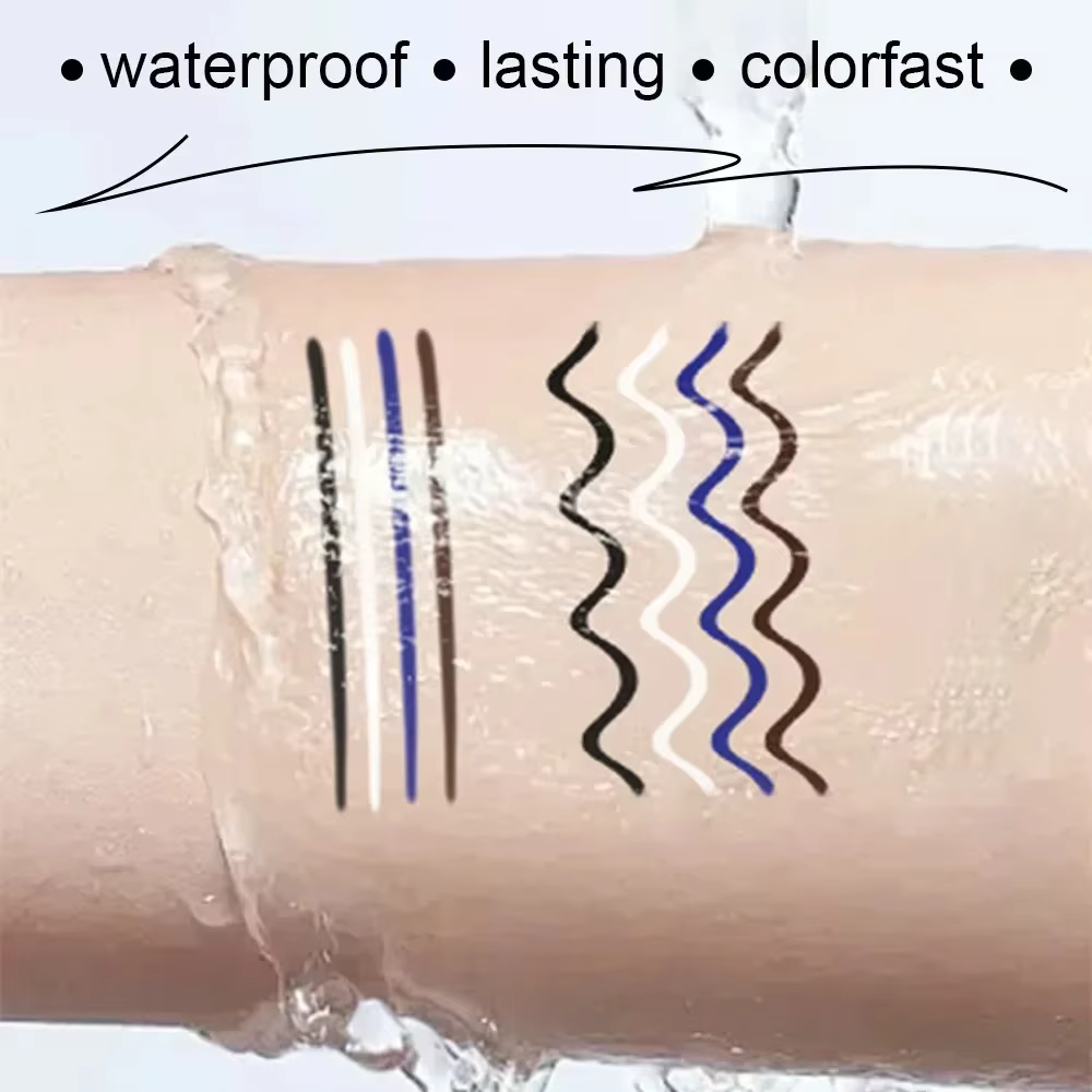 Eyeliner liquide imperméable à séchage rapide