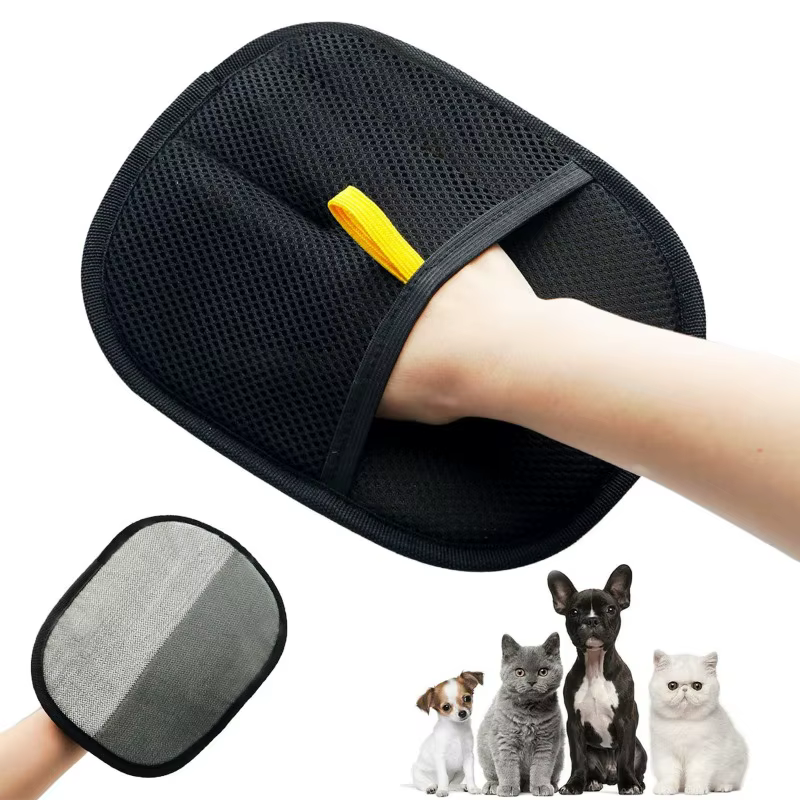 Gants de toilettage pour animaux de compagnie, brosse d'épilation pour chaton, gant de nettoyage pour enlever les poils de chien et de chat du canapé, tapis, vêtements, fournitures pour animaux de com