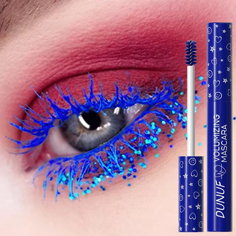 Mascara à friser coloré