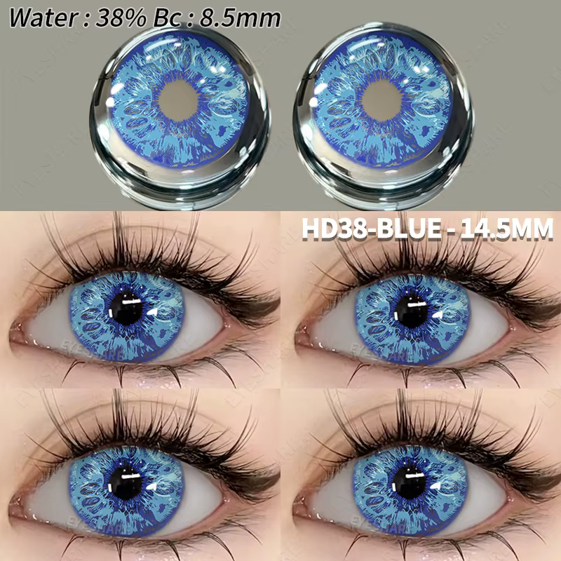EYESHARE Halloween lentilles de contact couleur 1 paire mignon Anime Cosplay