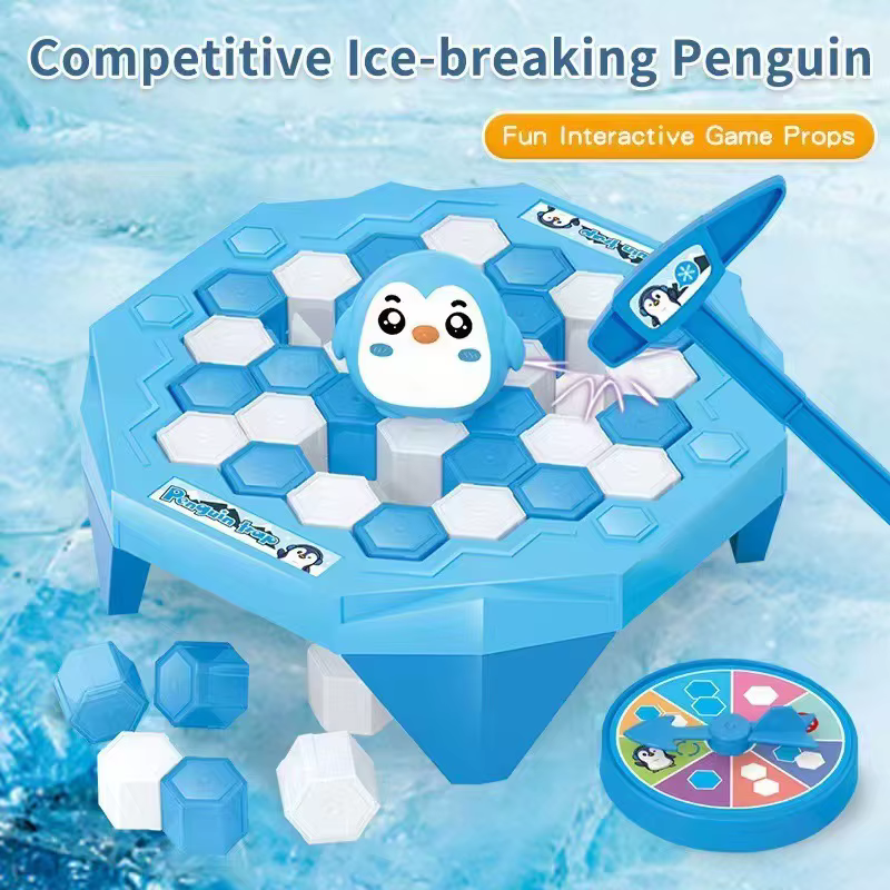 Mini pingouin à briser la glace, sauvez le petit pingouin, jeu de frappe sur glace, compétition interactive de bureau pour enfants, jouets parents et enfants