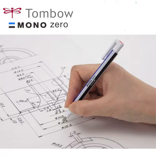Tombow MONO Zero stylo gomme à pousser crayon caoutchouc ластик papeterie japonaise pour fournitures pour étudiants en Art dessin recharge remplaçable
