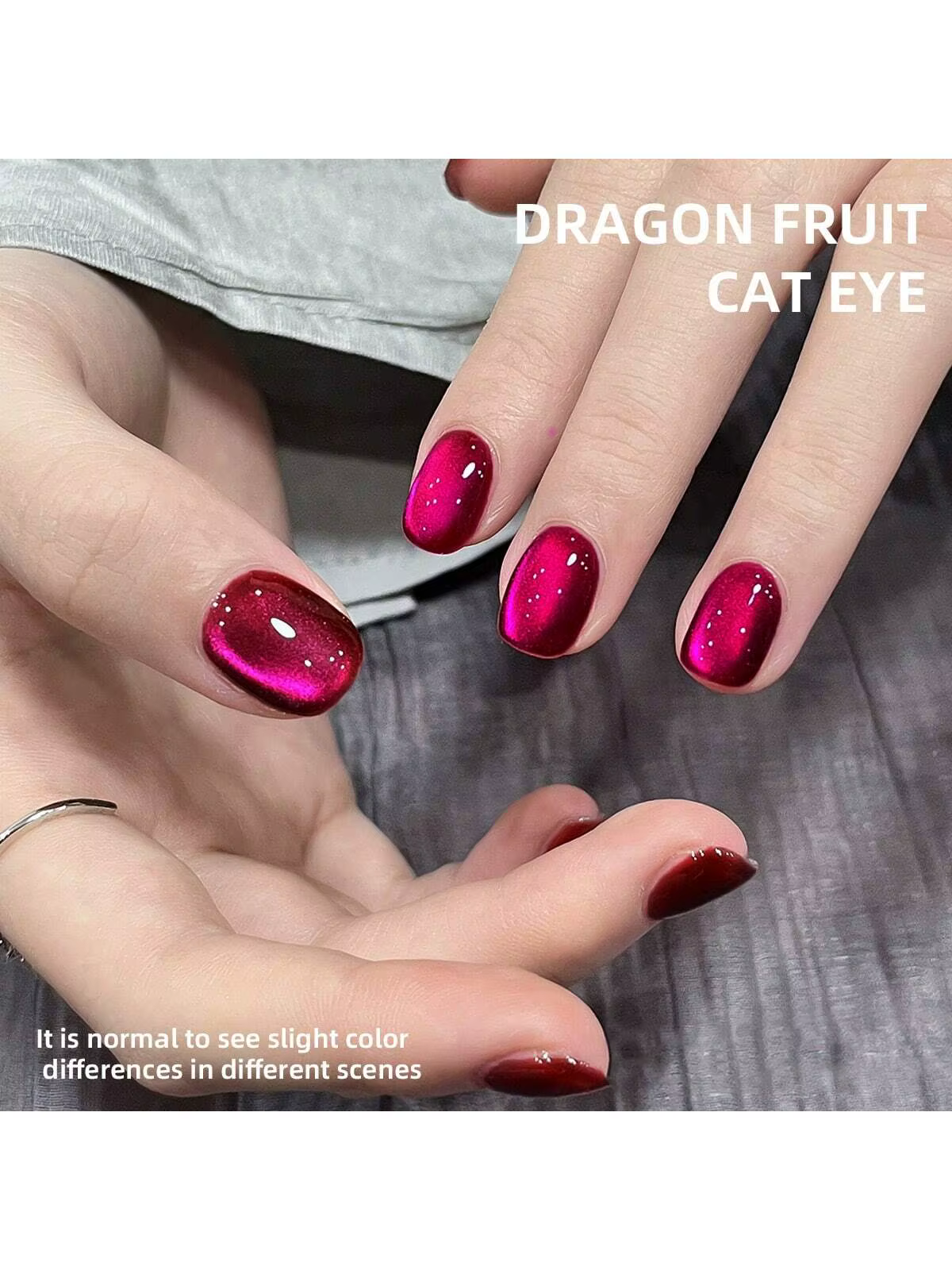 2025 Gel pour les yeux de chat Dragon Fruit - Vernis magnétique ultra lumineux avec effet diamant scintillant