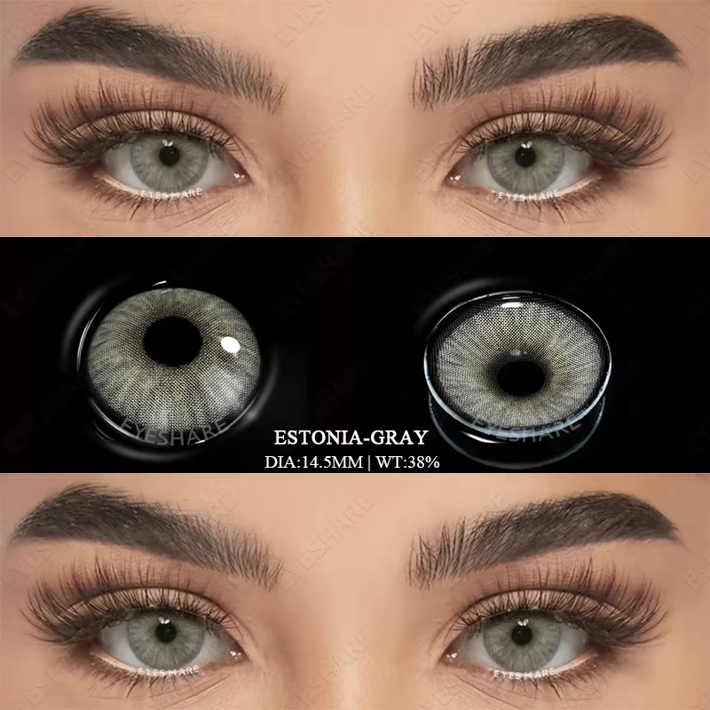 Lentilles de contact colorées pour myopie avec dioptries