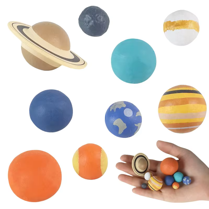 Simulation du système solaire, système planète cosmique, figurines de l'univers de la terre, matériel pédagogique, jouets éducatifs scientifiques
