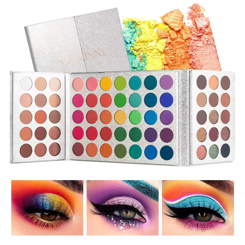 Palette de fards à paupières 65 couleurs