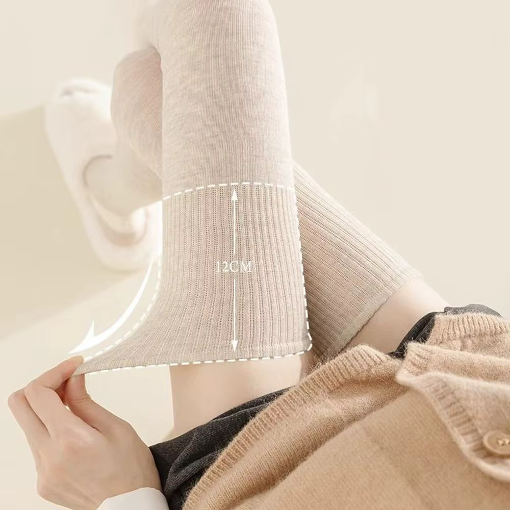 Chaussettes hautes d'hiver pour femmes, bas JK Lolita allongés de 100cm, couleur unie, au-dessus du genou, chaussettes fines en velours