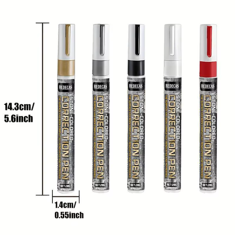 1 stylo marqueur pour pierre tombale, encre imperméable et résistante aux UV pour la réparation durable des inscriptions sur pierres commémoratives