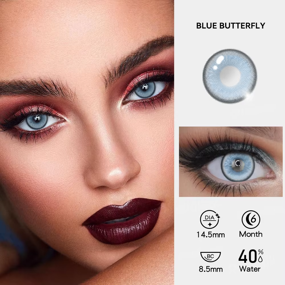 2pcs/paire nouvelles lentilles de Contact Cosplay pour les yeux maquillage élèves cosmétiques