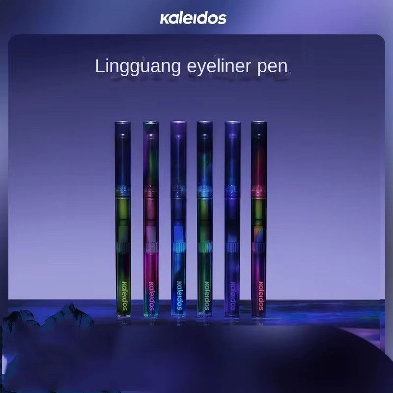 Crayon Gel Eyeliner Kaleidos Imperméable Couleur Caméléon Longue Tenue Pailleté Métallique Stylo Yeux Haute Pigmentation Fard à Paupières
