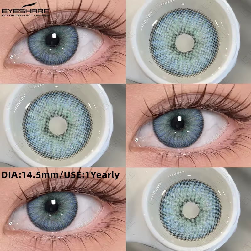 EYESHARE 2 pièces lentilles de contact de couleur pour les yeux contatos