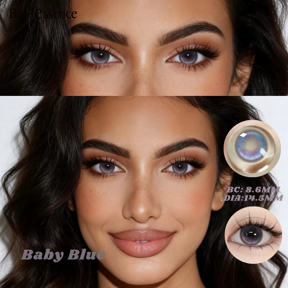 Bio-essence Nouvelles lentilles de contact Baby Blue pour les yeux