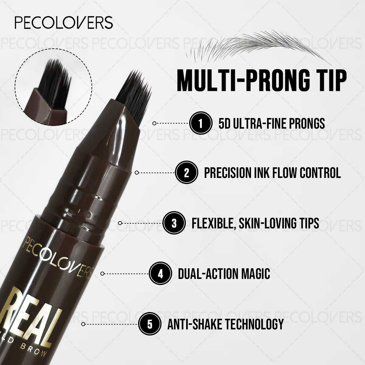 Crayon à sourcils liquide multifonctionnel