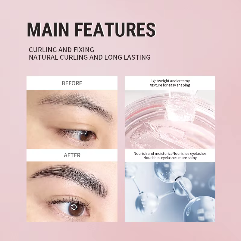 ICONSIGN 2IN1 professionnel rapide Perming cils et brun Kit de sauvetage durable 6-8 semaines Mascara levage