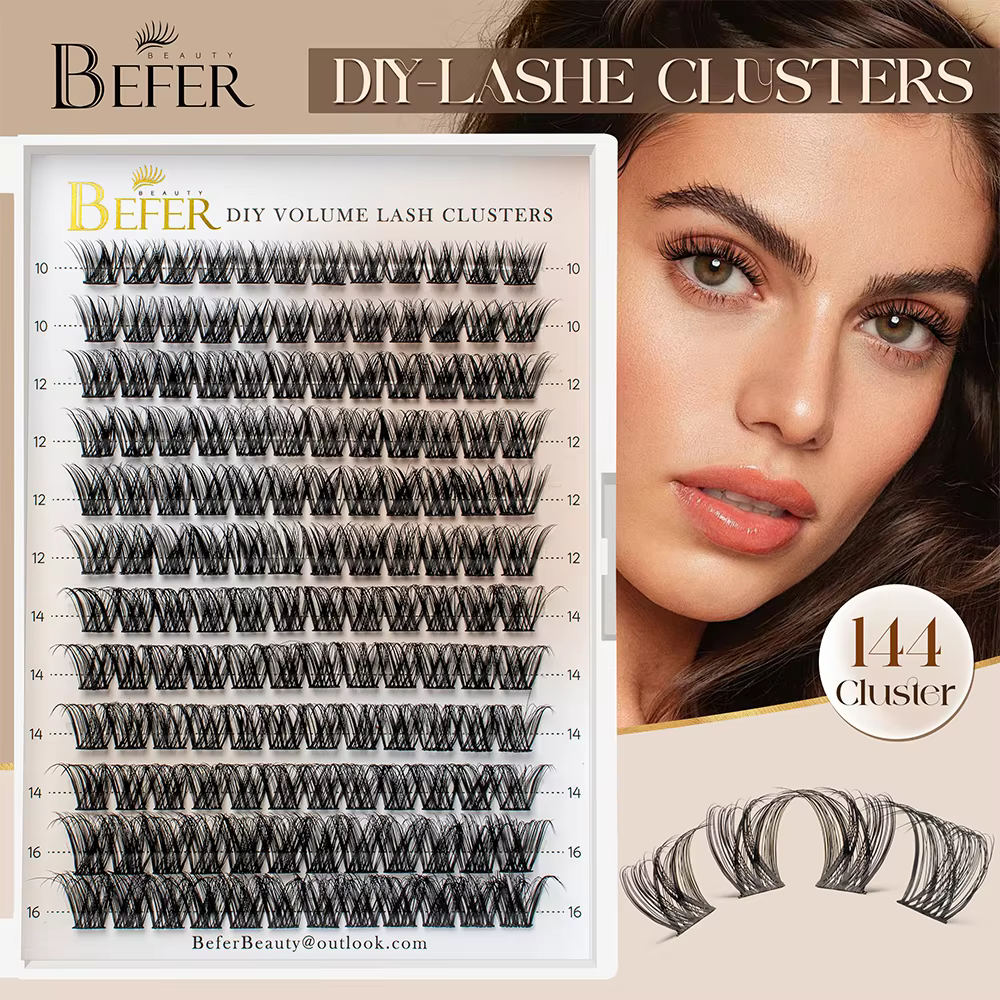 Extensions de Faux-Cils Naturels Individuels