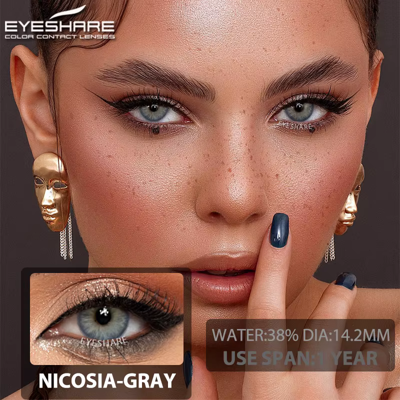 EYESHARE 1 paire de lentilles de Contact de couleur pour les yeux