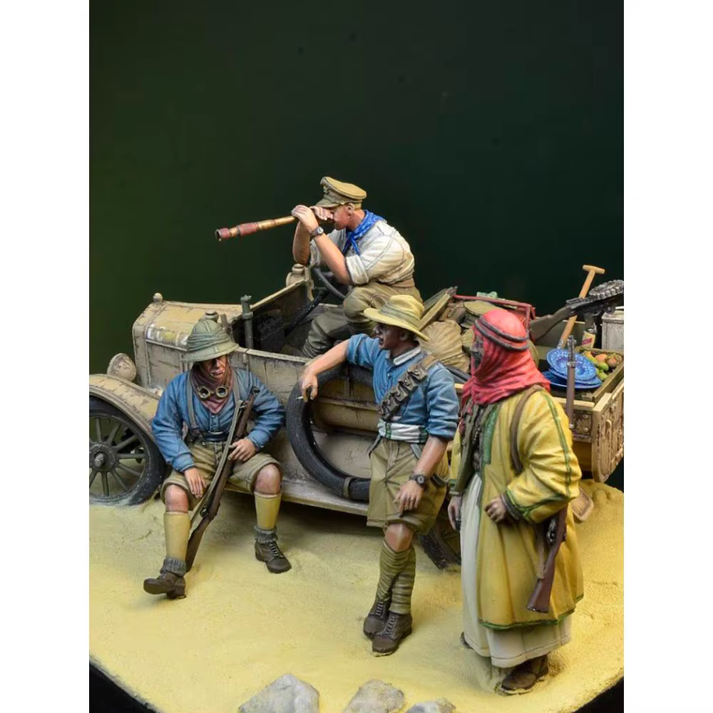 kit modèle kit résine Armée britannique du Moyen-Orient (y compris les fournitures, pas de véhicules)
